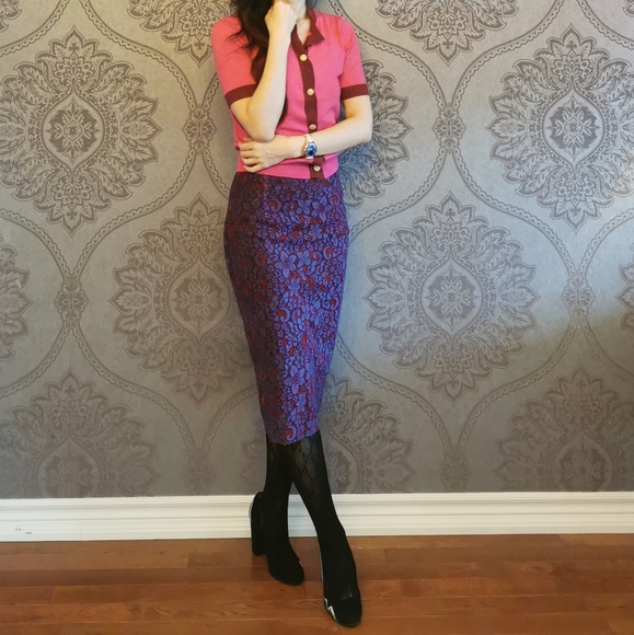 New Zara lace long pencil skirt - Picture 5 of 8